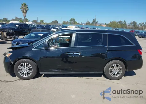 2011 Honda Odyssey Ex-L из США, поврежденный, VIN 5FNRL5H68BB101800